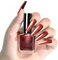 Red Chrome Nail Polish - Metallic Nail Polish - Quick Dry & Long Lasting & Gloss Metal Wine Red Nail Varnish No UV Needed - Glossy Magic Mirror Bronze red nail Varnish For Woman Gril Home DIY Nail Art