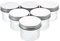 BESTOYARD Sealed Glass Storage Bottles Transparent Jam Jars for Home Kitchen Glass Containers for Preserving Jam and Other Foods