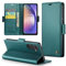 Phernykas Coque pour Samsung A54 Étui Portefeuille Cover en Cuir PU Wallet avec Cartes Magnétique et RFID Protection Antivol Folio Housse Samsung A54 Case, Vert