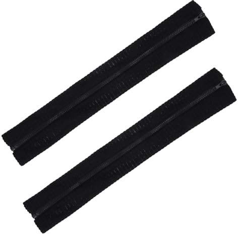 2PCS Chair Arm Covers Stretchable Water Resistant Office Chair Arm Pad Cover Spandex Jacquard Rest Covers for Universal Office and Gaming Chairs(Black)