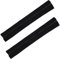 44cm Armlehnenschoner 2 Stück Armlehnenbezug für Bürostuhl, Schwarz Polyester Armlehnen Polster Dehnbar Drehstühle Arm Armlehne Abdeckungen Weiche Armlehnenkissen für Zuhause Büro Sessel