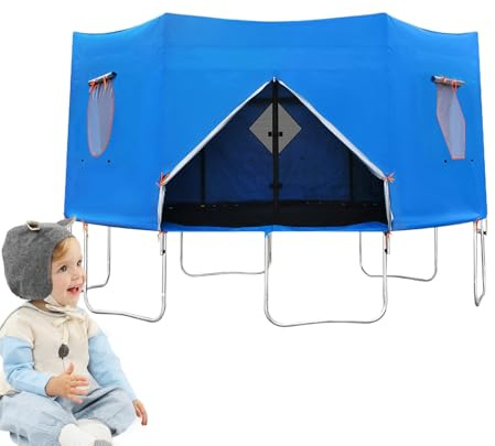 Tewzafiya Für Trampolin – Abdeckung für Trampolin, wetterfeste Struktur für Winter Camping Garten Sommer Outdoor-Aktivitäten