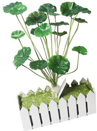 Artificial Leaves Plants, High Imitation Begonia Leaf Lifelike Fake Begonia Leaves for Home Garden, Deformation Proof Decor