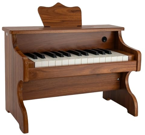 Kinder-Klavier aus Holz mit Notenständer, für Anfänger unter 5 Jahren Musikinstrument für Zuhause