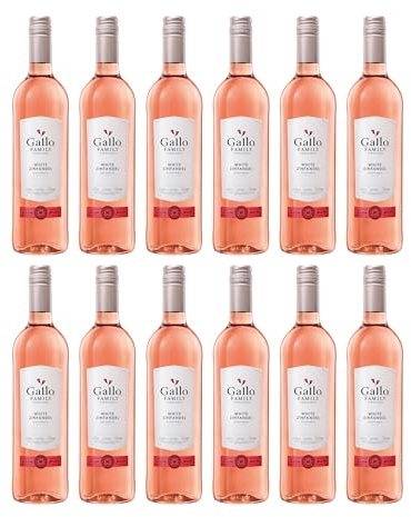 Gallo Family Vineyards White Zinfandel Roséwein Rosé Lieblich Vereinigte Staaten inkl. FeinWert E-Book (12 x 0.75 l)