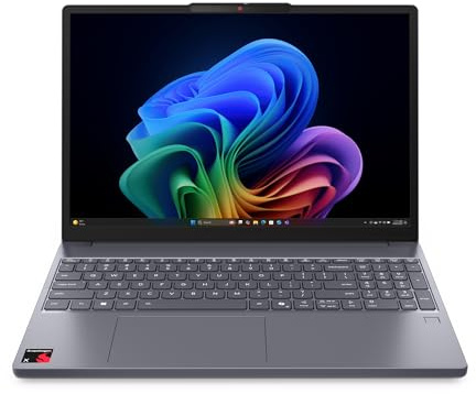 Lenovo IdeaPad Slim 3 15Q8X10 Copilot+ PC Qualcomm Snapdragon X1-26-100 Ordinateur Portable 38,9 cm (15.3) WUXGA 16 Go LPDDR5x-SDRAM 512 Go SSD Wi-FI 6E (802.11ax) Windows 11 Home Français Gris