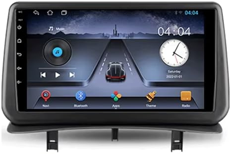 2 DIN Radio para Renault Clio 3 2005-2014 9 Inches Android 15 Android Auto FM Am Bluetooth USB para, 4 Core 2G+64G