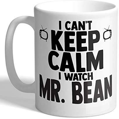 I Love Mugs - I Can't Keep Calm I Watch Mr. Bean - Mug, Ceramic, 11fl.oz.
