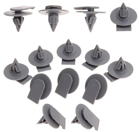Mtsooning 40PCS Wheel Arch Trim Clips, Universal Auto Fixing Clips Plastic Nylon Rivet Exterior Trim Side Moulding Replacement for Mini One S Cooper R50 R52 R53 R56