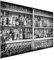 Bilderwelten Glasbild Wandbild Glas Kunstdruck Bar Schwarz Weiß 80 cm x 120 cm