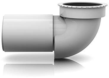 Raumsparsiphon für Möbel Waschtisch Einbaubecken barrierefreie Waschbecken
