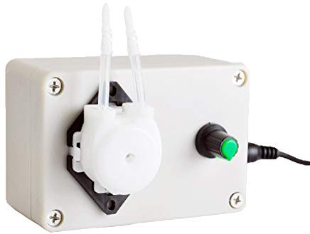 Gikfun Pompe doseuse péristaltique réglable 12 V avec adaptateur pour aquarium analytique EK1960