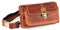 MATADOR (3 in 1 TASCHE „KAIRO“ – hochwertige Handy Bauchtasche Leder Herren – Umhängetasche Damen mit viel Platz für Portemonnaie – stylische Gürtel-Tasche mit robusten Gürtelschlaufen (Braun)