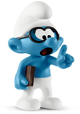 Schleich - The Smurfs Schlümpf Figur, 20812, Blau