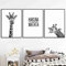 BDHcdfAJGf Schwarz-weiß Giraffe Leinwand Malerei Poster und Drucke Kinderzimmer Wandkunst Hakuna Matata Nordic Bilder Baby Kinderzimmer Dekor 30x50cmx3 Ungerahmt