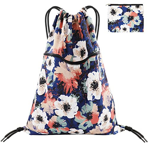 FenFang Turnbeutel mit Kordelzug, Kordelzugbeutel Sportsack Groß Turnsack Rucksack Beutel Faltbar, Tunnelzug Gymsack Sportbeutel Schulrucksack Tagesrucksack für Damen Herren Kinder Mädchen Jungen