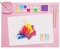 SOQKEEN Silikon Malmatte, Unterlage Bastelmatte Silikon Zusammenklappbar, Antihafte rutschfeste Tischmatte für Crafting Aquarell Malerei Schneiden Kunst Schöpfung Ton und DIY-Projekte (Rosa)