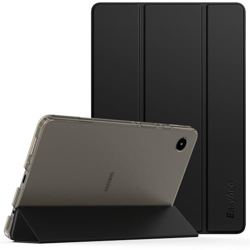 EasyAcc Custodia Cover Compatibile con Samsung Galaxy Tab A9 8.7 2023 (SM-X110/ X115), Ultra Sottile in Pelle, Nero