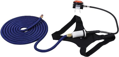 DGLUYUDV Tauchventilator Atemschlauch Set Zweite Stufe Regler mit 12 m Schlauch Tauchen Atmen Tauchausrüstung
