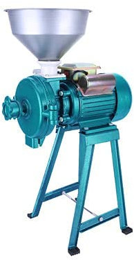 Macinacereali Elettrico, Macinacereali per Erbe, Macinino per Farina, Macinacereali Secchi Bagnati, Macinacereali Riso, Mais, caffè, Grano, con Imbuto,3000W
