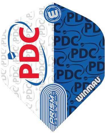 WINMAU Prism Zeta PDC Design Dart-Flights, 1 Set pro Packung (3 Flights insgesamt)