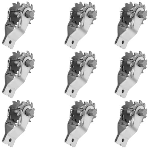 Electric Fence Wire Strainer, 6PCS Heavy Duty Inline Wire Tensioner, Wire Ratchet Tensioner for Electric Fence, Farm Fence