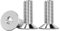 Drenky Tornillo Avellanado, 10 Piezas M8 X 20 mm Tornillos Avellanados con Hexágono Interior Acero Inoxidable A2 V2A Tornillos de Cabeza Avellanada Norma DIN 7991 / ISO 10642, Rosca Completa