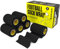 SPORTTAPE 6 Rollen verband selbstklebend - 7,5 cm x 4,5 m - Schwarz - Kohäsive bandage für erste hilfe, kompression, sportverletzungen und tierarztwickel für Hunde und Pferde