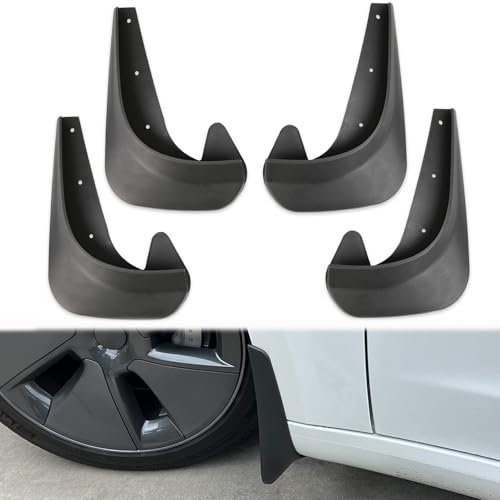 4PCS Parafanghi Parafango Paraspruzzi Protettiva Protezione Antispruzzo Guardie Fango Anteriore & Posteriore Auto in Plastica