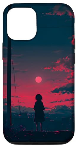 Hülle für iPhone 12/12 Pro Anime Lofi Manga-Kunst
