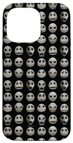 iPhone 14 Pro Max Disney The Nightmare Before Christmas Jack Expressions Black Case