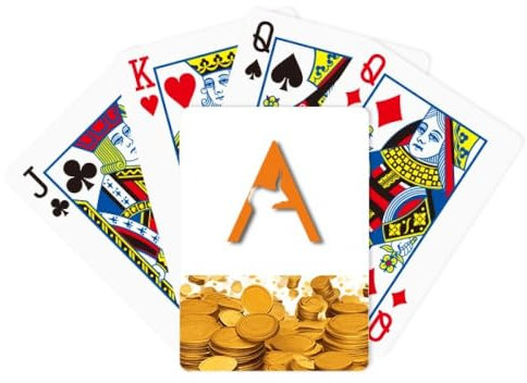 no/no Antilope Horn Impact Grass Gold Poker Spielkarte Klassisches Spiel