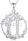 FANCIME Tree of life Initial Necklace for Women, Sterling Silver Tree Jewellery Simulated Diamond Capital Letter T Pendant Personalized Birthday Mothers Day Gifts for Mom Wife Her