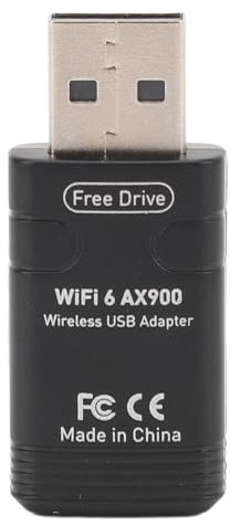 USB-Wi-Fi-Netzwerkadapter, AX900 Mbit/s Wi-Fi 6 BT 5,3 2,4 G 5,8 GHz Dualband WL-Netzwerkadapter für 11 10, Integrierte 2 DBi High-Gain-Antenne, Erweiterte BT-Signalreichweite