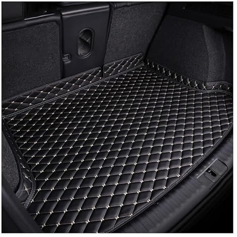 BEROZA Auto Leder Kofferraummatten für BMW X1 U11 2023-2024 Cargo Teppich Kratzfest rutschfest Kofferraum Schutzmatten Zubehör,D