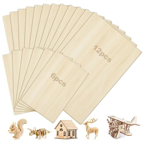 18 Stück leere Holzplatte Sperrholz DIY Holz und Spanplatten sind Alles Holzplatten zum Basteln von Handwerkskunst