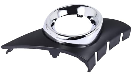 Swiixxer Cache de phare antibrouillard gauche chromé pour phare antibrouillard pour 207 Sport 2006-2009