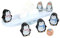 TOYANDONA De Bloques De Construcción De Pingüino Bloques Equilibrados Juguete Educativo Colores Surtidos