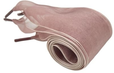 HUIJIQX 3 pares de cuerdas de organza de 4 cm de ancho, 60-180 cm, cordones planos de seda satinada, lona, zapatos deportivos, Cameo, 160