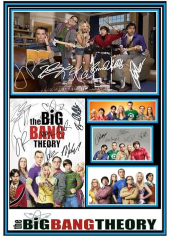 (149) The Big Bang Theory Tv Show Cast Signed Signed A4 Photograph (21 X 297 CM) Art Work Wall Art Display Great Gift Idea (REPRINT) #####