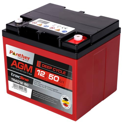 Panther tracline AGM 12V 50Ah Traktionsbatterie