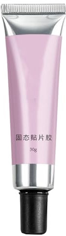 Brush On Nail Glue Clear 30ml | Professional Solid Gel Nail Glue Strong UV/LED Adhesive Safe Resin Formula Quick-Drying & Long-Lasting For Rhinestones, Beads, And Broken Nails Solid Gel