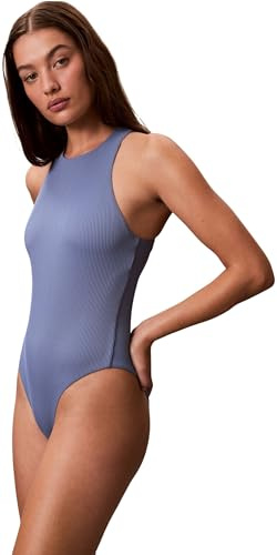 Calvin Klein Damen Scoop Back One Piece Lv00q61210 Badeanzüge (1er Pack)