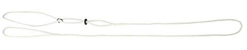 Dingo Thin Show Lead for Dog from White Cord Comfy Leash for Handler and Dog on the Ring 10477