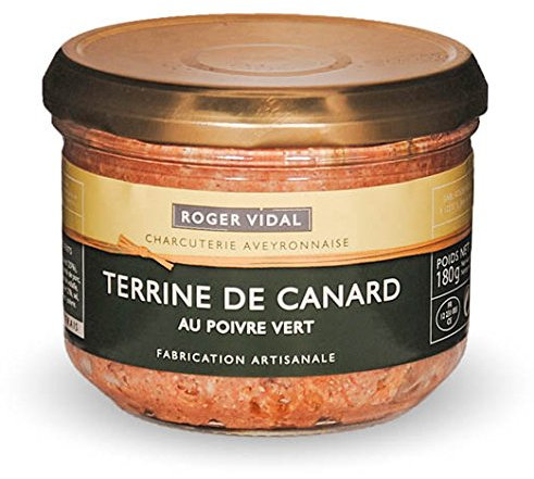 Roger Vidal - Pastete Ente mit grünem Pfeffer (Terrine de Canard au poivre vert) 180 g