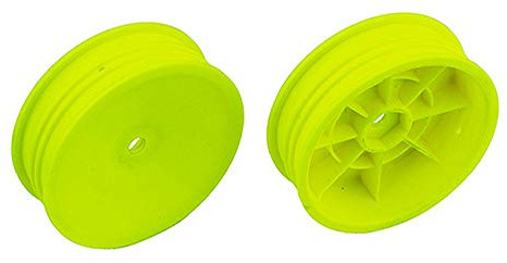 Associated Buggy Wheel 2wd Slim Front 2.2 12mm Hex Yellow