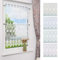 Plauener Spitze Scheibengardine Spitzenblume (Bx H) 89.10cm * 58cm Weiß/weiß