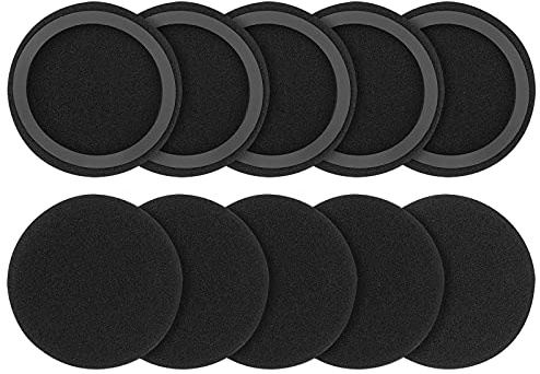 Geekria Foam Replacement Ear Pads for AKG K402/ K403/ K420/ K430/ K450/ K451/ K452/ Q460/ K480/ K24P/ K26P/ K412P/ K414P/ K416P Headphones Ear Cushion, Repair Parts (5 Pairs)