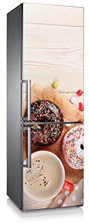 Vinilo para nevera | Stickers Fridge | Pegatina Frigo | Donuts (185x70)