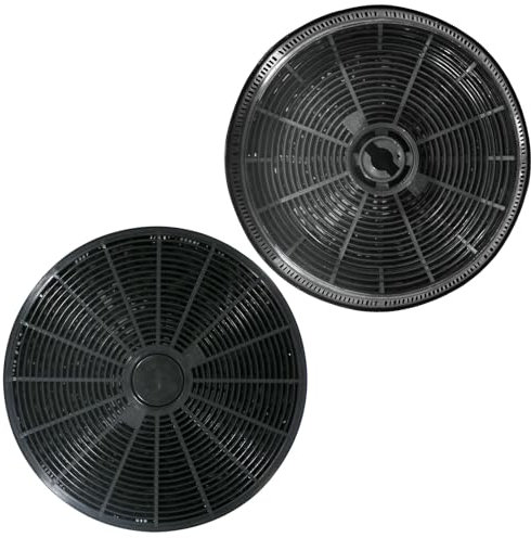 Spares2go Charcoal Cooker Hood Grease Filters for Indesit H361FBK H361FIX (Pack of 2)